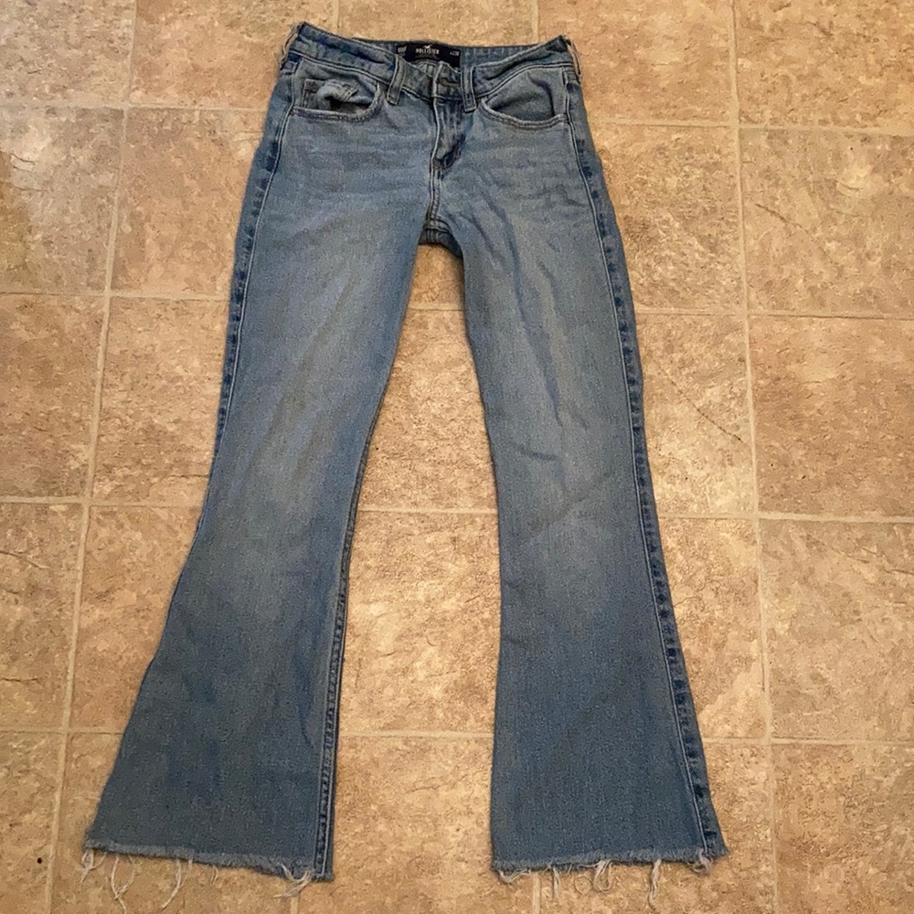 Hollister jeans low rise flare